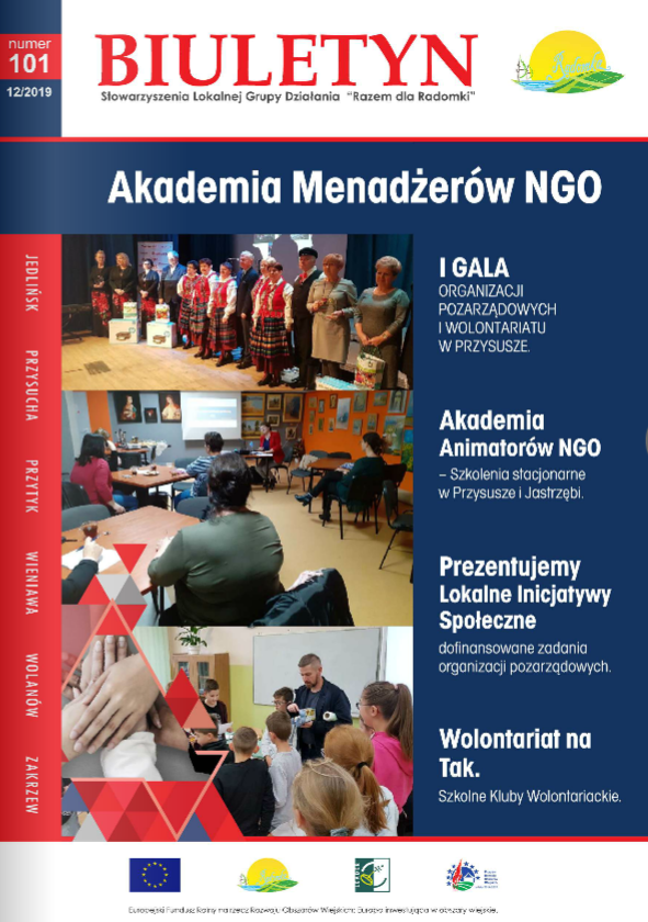 Biuletyn LGD Razem dla Radomki nr 101. Akademia Menadżerów NGO