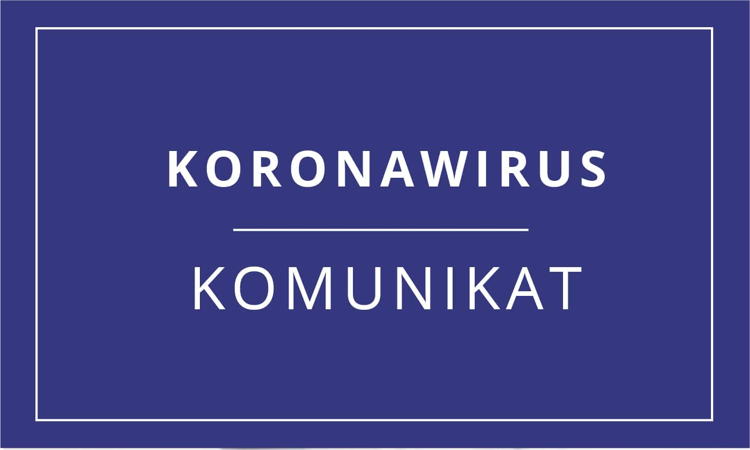 Koronawirus-komunikat